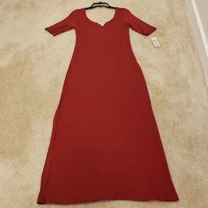 BAR III Red Dahlia Maxi Dress